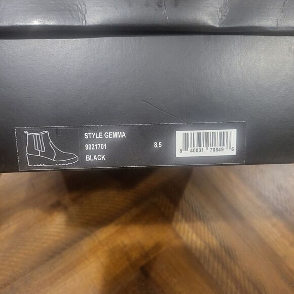 CECELIA NEW YORK Gemma Suede Boots in Black Suede Size 8.5 - Picture 7 of 8